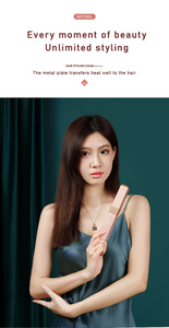 Cordless <strong>Mini</strong> Flat Iron Ceramic Portable Small <strong>Hair</strong> <strong>Straightener</strong> 3 Adjustable Temperature Levels Fast Heating - Product Image 5