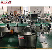 Machine d'étiquetage automatique de bouteilles rondes CPTECH, étiqueteuse de bouteilles, équipement d'étiquetage, applicateur d'étiquettes pour bouteilles et bocaux