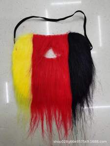 Colori della bandiera austriaca stampati monouso in tessuto per barba lunga artificiale - Product Image 4