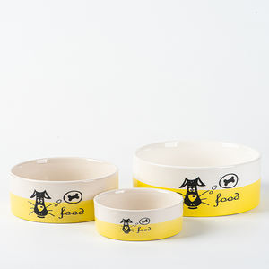 Bescera disesuaikan mangkuk hewan peliharaan keramik Pastel porselen mangkuk makanan hewan peliharaan keramik makanan hewan peliharaan dan mangkuk air - Product Image 3