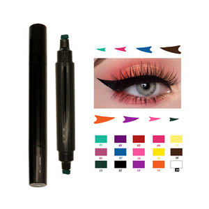 Eyeliner liquide <span class=keywords><strong>Eye</strong></span> <span class=keywords><strong>Liner</strong></span> <span class=keywords><strong>tatouage</strong></span> Eyeliner timbre marque privée maquillage double extrémité noir - Product Image 2