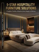 Fabrik 5-Sterne-Hersteller Modernes Hotelmöbel-Set Maßgefertigte Holz-Suite in Hotelqualität für Hochwertige Resort-Projekte
