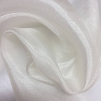 Tissu Pongee de Soie 100% Naturelle Blanc Blanchi Lisse de Haute Qualité Standard pour Écharpe Confortable et Dessin Manuel DIY