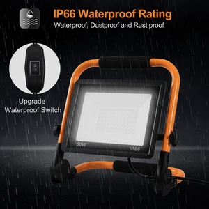 Super Bright Waterproof Adjustable Aluminum Body IP65 Outdoor Portable <b>Led</b> Flood <b>Light</b> for Work WD-930 <b>Led</b> Detailing Work <b>Light</b> - Product Image 4