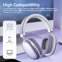 Casque sans fil supra-auriculaire HiFi B40 pour jeux avec écouteurs 5.3, casque stéréo avec annulation active du bruit, étanche IPX3