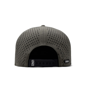 Nhà Máy Cung Cấp Biểu Tượng Tùy Chỉnh Người Lớn Màu Xám Thêu Snapback Mũ Bóng Chày Hip Hop Mũ - Product Image 4