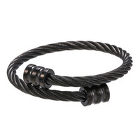 Bracelet Minimaliste En Acier Inoxydable En Gros Rétro Personnalité En Acier Inoxydable De Mode Bracelet Corde Chaîne Bracelet pour Hommes