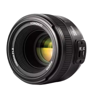 Lente de Enfoque Automático de Gran Apertura Yongnuo YN50mm F1.8 OEM para Cámaras Réflex Digitales, Filtro de 58mm - Product Image 1