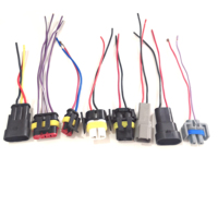 Lampu Led otomotif 2 3 4 Pin, Harness kawat soket lampu depan H4 Hb3 H7 H11 Hb4 H8 H3 H13 H16 harga murah