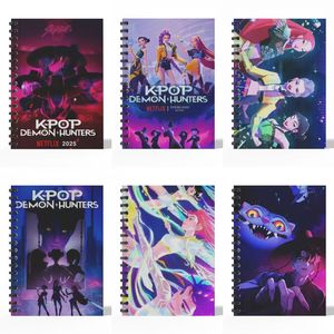 Pengiriman dalam 5 Hari Buku Catatan Kpop Demon Hunters Promosi Huntrix Kartun untuk Penggunaan Sehari-hari dan Sekolah Siswa Anak-anak - Product Image 2