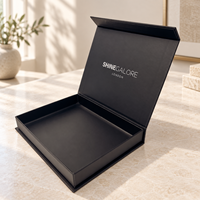 Boîtes d'emballage rigides magnétiques en papier biodégradable pour cosmétiques, parfums, cadeaux, châles et pulls, personnalisables avec logo, qualité supérieure