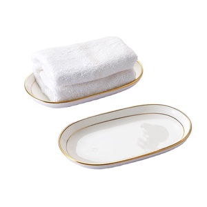 Porta Toallas Redondo <span class=keywords><strong>de</strong></span> Porcelana <span class=keywords><strong>de</strong></span> 6.5 Pulgadas, Plato Pequeño Blanco <span class=keywords><strong>de</strong></span> Cerámica, Platos Ovalados para <span class=keywords><strong>Tapas</strong></span> con Logotipo Personalizado - Product Image 1