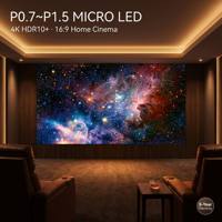 Panel de Pantalla LED COB de Paso Fino 4K para Interiores, Panel P0.93 P1.2 P1.5 P1.8, Video Wall para Cine, Pantalla LED de 163 Pulgadas 6*6 para Interiores