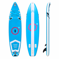 Planche de paddle gonflable en PVC Drop Stitch, stable, 3 ailerons, grande flottabilité, sports nautiques en plein air