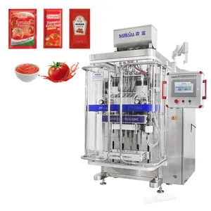 Máquina de embalagem de ketchup Samfull, sachês de molho de pimenta, bastão de mel, shampoo, máquina de embalagem, molho de tomate