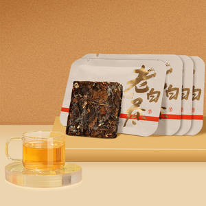 Thé Blanc de Fuding du Fujian, Nouveau Thé Shou Mei, Boîte Cadeau, Petites Tranches Carrées, Petits Biscuits, Boîte à Thé, Vente en Gros - Product Image 5