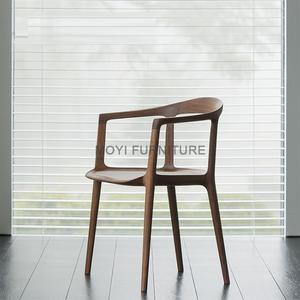 เก้าอี้รับประทานอาหารทำจากไม้เนื้อแข็ง <span class=keywords><strong>Valnut</strong></span> ดีไซน์ร่วมสมัยที่ทันสมัยสำหรับห้องรับประทานอาหารห้องครัวห้องนั่งเล่นสำนักงานและบาร์ - Product Image 6