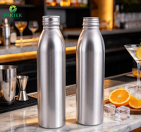 Botol Aluminium Kedap Udara Berkualitas Makanan untuk Penyimpanan Minuman Berkarbonasi dan Anggur