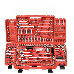 150 pezzi multifunzione kit di manutenzione del veicolo set combinazione manica chiave a cricchetto set di strumenti di riparazione automatica