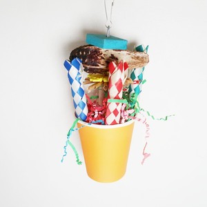 Juguetes para Loros, Snacks, Cubo de Carnaval, Taza de Dulces, Suministros para Morder, Cazar y Masticar - Product Image 3