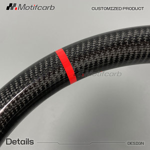 พวงมาลัยสปอร์ตคาร์บอนไฟเบอร์ออกแบบเองได้สำหรับมิตซูบิชิแลนเซอร์วิวัฒนาการ10th EVO X GSR MR FQ-400 Final Edition 2008-2016 - Product Image 4