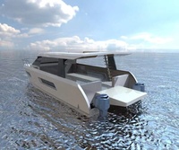 Bateau à passagers en aluminium de 52 pieds, design personnalisé, 75 places, vente flash