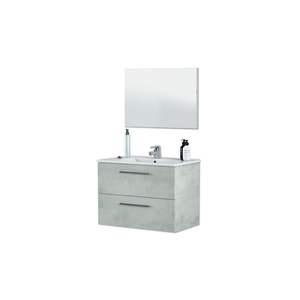 Garantía de calidad Moderno Madera Aruba Baño Cajón Organizador 2 Cajones + Espejo - Product Image 1