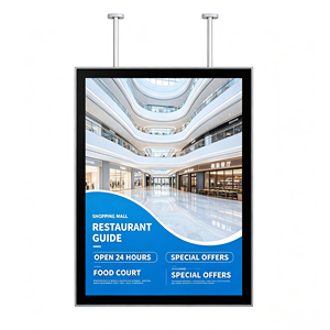 Letrero Luminoso LED Magnético de Doble Cara con Marco de Aluminio Personalizado para Publicidad en Bancos, Tiendas y Bares - Product Image 1