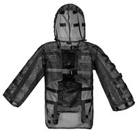 Combinaison Ghillie Respirante de Haute Qualité pour Jeux CS et Sports, Base Sniper Tog, Compatible Hydratation, Vert