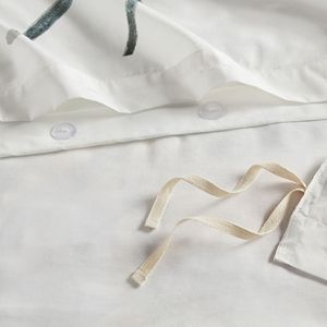 DB King Queen Twin Floral Cotton Duvet <b>Cover</b> Set Woven with <b>Plant</b> Pattern Cool Polyester Filling for Home Bed Hotel Use - Product Image 6