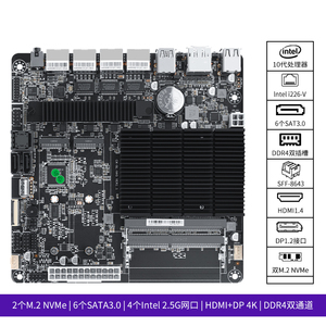 Zynshield N4000 J4125 J4105 6 NAS พร้อม 2*M.2 NVME 2280 DP 4K60Hz 4*Intel I226 2.5G NICs Legacy UEFI สำหรับ CentOS Debian ZZY N4000 - Product Image 2