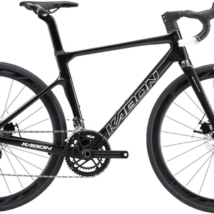 Guidon intégré en fibre de carbone aérodynamique pour vélo, jeu de roues de 40 mm, léger pour usage quotidien, KABON <span class=keywords><strong>R7000</strong></span>, 22 vitesses, mécanique - Product Image 1