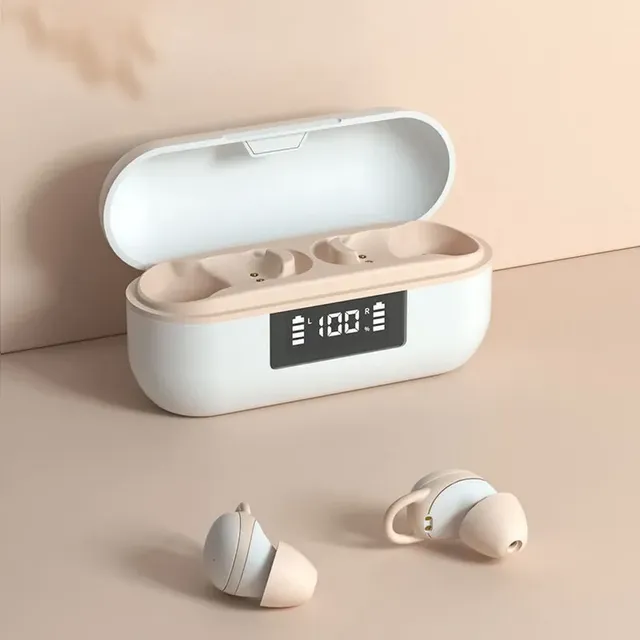 Mini TWS Sleep Earphone Wireless Headphones with Mic Stereo Invisible In-ear Earbuds No Pain Audifonos Inalambricos