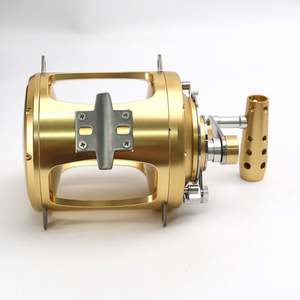 Moulinets d'eau salée Offre Spéciale tout alliage d'aluminium CNC pour 2 vitesses pêche à la traîne bateau en haute mer océan canne à pêche et moulinet - Product Image 2