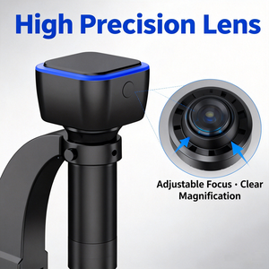 <span class=keywords><strong>Microscope</strong></span> sans fil portable 1080P 25fps Vidéo 10 LED Lumière pour la réparation électronique Recherche en laboratoire - Product Image 4