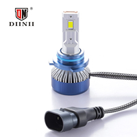 DIINII Y2-9006 140W Ampoules de phares LED auto 9006 en aluminium 20000LM 6000K-6500K 12V Universel pour toutes les voitures Jazz