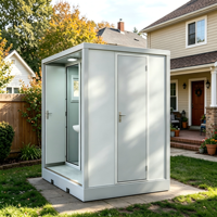 Bagno Portatile Moderno in Acciaio per Esterni Marca ZhongPai con Garanzia di 1 Anno, Container Mobile per Parchi e Altri Siti