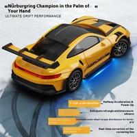 Voiture RC de drift à l'échelle 2,4 GHz, en alliage, 4x4, avec gyroscope, modèle de véhicule à l'échelle réelle, haute vitesse, pour enfants