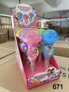 Mainan Tongkat Ajaib Musikal Bercahaya Permen Anak Perempuan Permen Bintang Warna-warni Dengan Manisan <span class=keywords><strong>Halal</strong></span> - Product Image 3