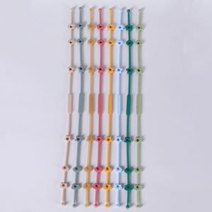 Sangle de sécurité unisexe en silicone anti-perte pour jouet de dentition, chaîne de sucette anti-chute pour bébé, avec fermeture ouverte pour biberon - Product Image 1