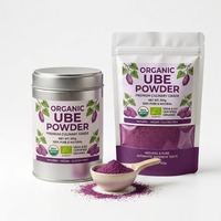 Poudre d'UBE 100% Pure Biologique Personnalisée OEM Sous Marque Privée, Échantillon Gratuit, Poudre d'Igname Violette pour Fabricants de Pâtisseries, Boissons et Desserts