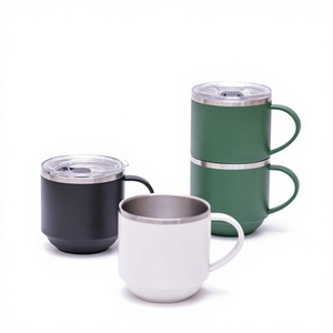 Customizable Stainless Steel Vacuum <b>Mug</b> Bottle Gift <b>Sets</b> for Business Gifts-Wine Tumbler Handgrip 6-12 Hours Thermal Insulation - Product Image 4