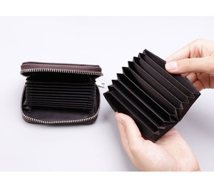 Portefeuille accordéon pour cartes 210D 9,5*5,5cm avec 9 emplacements pour cartes - Product Image 2