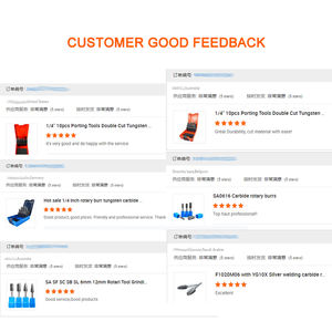 Prezzo di fabbrica di alta qualità SA SF SC SB 6mm 12mm gambo 1/4 pollici doppio taglio rotativo bava carburo di tungsteno bava - Product Image 3