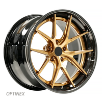 Jantes forgées sur mesure Polish Lip 18 19 20 21 22 pouces 5x130 5x120 5x114.3 5x112 pour Porsche 911 992 718 Chevrolet Corvette C8