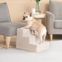 Escalier pliable pour animaux de compagnie, antidérapant, imperméable, rampe multi-étages pour chiens et chats de petite et moyenne taille, accès au lit et au canapé