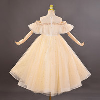 Robes longues de princesse d'été pour filles, robes à fleurs, vêtements pour enfants, fête d'anniversaire, récital de piano, costume de performance, mariage