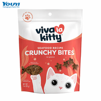 YOUYI Sachet Doypack Personnalisé Imprimé 4 Couches 12 Couleurs pour Aliments pour Animaux, Fermeture Zip Refermable, Anti-Humidité, Qualité Alimentaire, Sans BPA