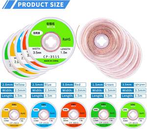 Mecha de soldadura YouQi, mecha de soldadura sin limpieza, trenza de mecha para desoldar con flujo - Product Image 3