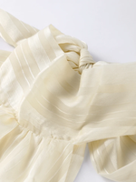 Robe d'été 2026 tendance pour femme, mini-robe sexy à lacets, sans manches, dos nu, avec volants, pour la plage ou les soirées